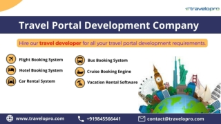 Travel Portal Development Company - Travelopro