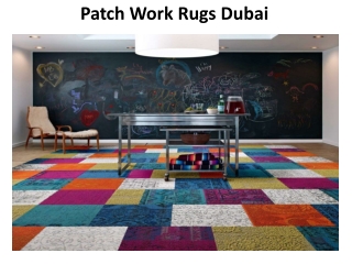 Patch Work Rugs Dubai