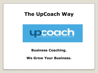 The UpCoach Way