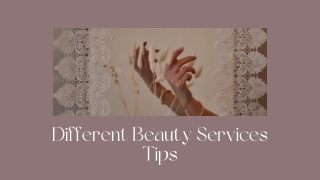 Different Beauty Services Tips Eyebrow Threading , Upper Lips