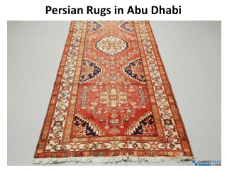 Persian Rugs in Abu Dhabi