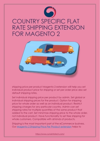 MAGENTO 2 SHIPPING PRICE PER PRODUCT