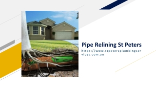 Pipe Relining St Peters