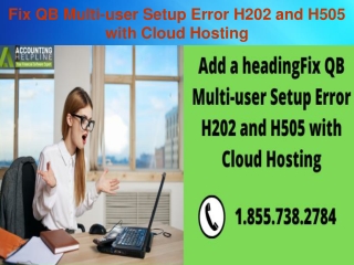 Fix QB Multi-user Setup Error H202 and H505 with Cloud Hosting