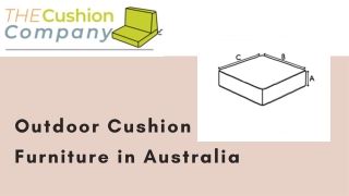 Outdoor Cushion Furniture in Australia