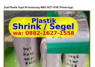 Jual Plastik Segel Di Semarang