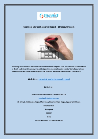 Chemical Market Research Report | Strategymrc.com