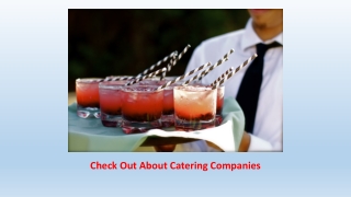 Check Out About Catering Companies