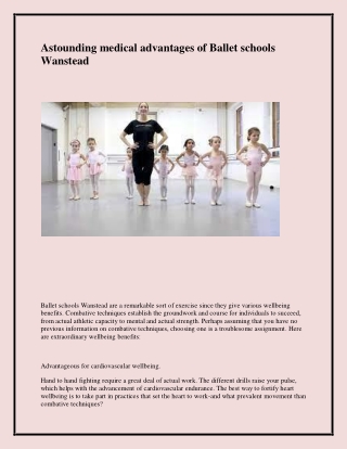 Best Ballet schools in Forest Gate