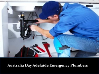 Australia Day Adelaide Emergency Plumbers
