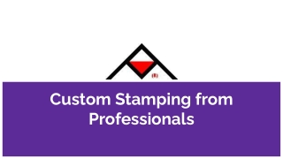 Custom Stamping from Professionals.pptx