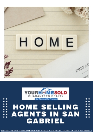 Home Selling Agents in San Gabriel | Experienced Team | YHSGR