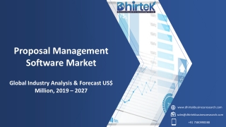 Proposal Management Software Market