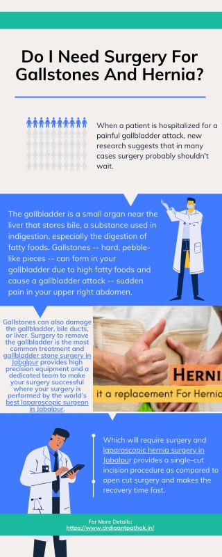 Do I Need Surgery For Gallstones And Hernia?