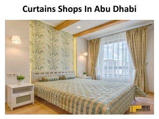 Curtains Shops In Abu Dhabi