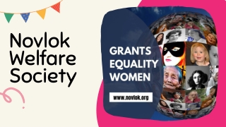 NGO For Women || Grants Equality Women || Women Empowerment || Novlok.org