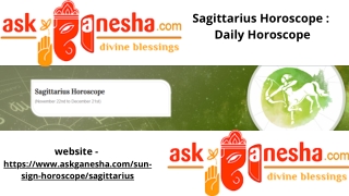 Sagittarius Horoscope - Daily Horoscope
