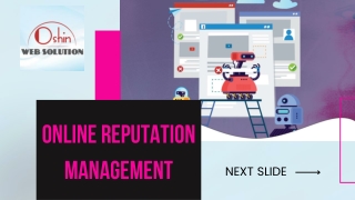 Importance Of Online Reputation Management