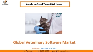 Global Veterinary Software Market size to reach USD 919.2 Million by 2027