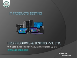 IT Products Testing Labs Services