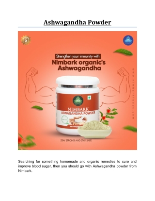 Ashwagandha Powder