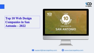 Top 10 Web Design Companies in San Antonio