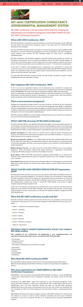 Why is ISO 14001 Certification Important for organization?