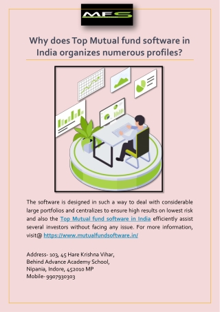 Why does Top Mutual fund software in India organizes numerous profiles