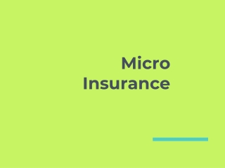 Micro Insurance