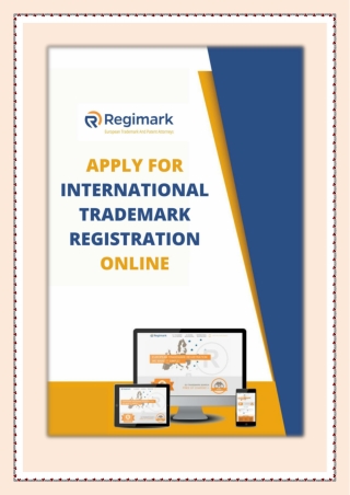 Apply for International Trademark Registration Online - Regimark SIA