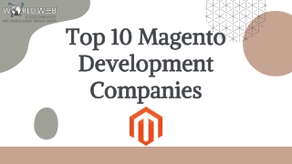 Top 10 Magento Website Development Company in India