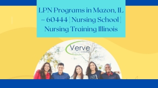 LPN Programs in Mazon, IL – 60444  Nursing School  Nursing Training Illinois