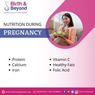 Nutrition During Pregnancy | Best Gynecologist in HSR Layout | Dr. Sunita Pawar