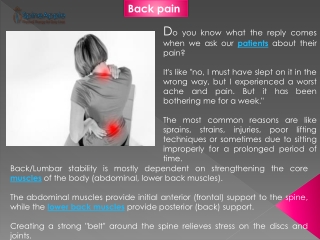 Lower Back Pain Treatment in Rochester Hills