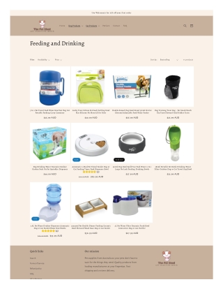 Buy Pets Feeding and Drinking Products Online in Australia