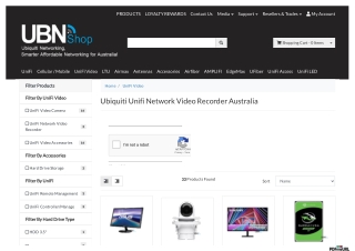 Ubiquiti Unifi Network Video Recorder Australia