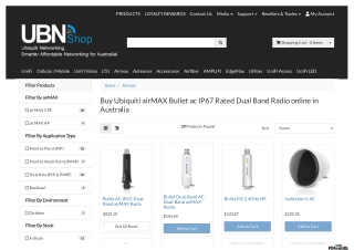 Buy Ubiquiti airMAX Bullet ac IP67 Rated Dual Band Radio online in Australia