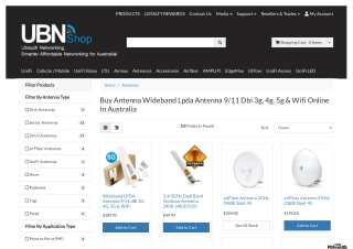 Buy Antenna Wideband Lpda Antenna 9/11 Dbi 3g, 4g, 5g & Wifi Online In Australia