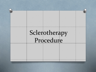 Sclerotherapy Procedure