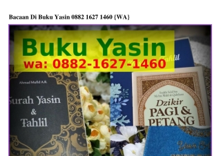Bacaan Di Buku Yasin Ö882~lϬ27~l4ϬÖ(whatsApp)