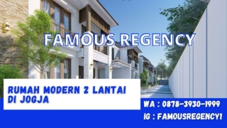 TERJAMIN NYAMAN, Hubungi 0878-3930-1999, Perumahan Minimalis Famous Regancy