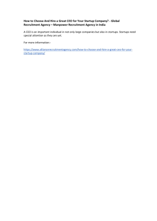 ceo search