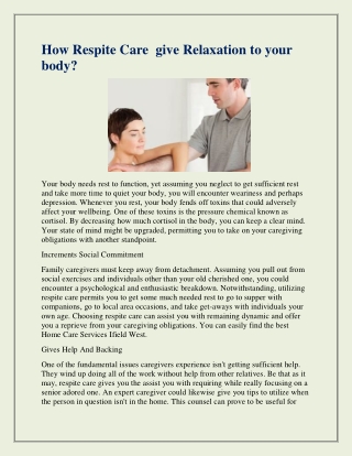 Find The Best Live In Care in Ifield West.