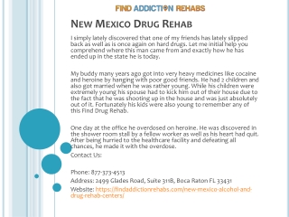 New Mexico Drug Rehab