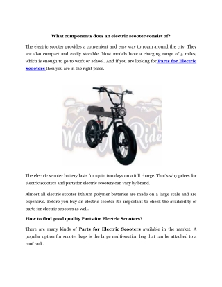 What-components-does-an-electric-scooter-consist-of