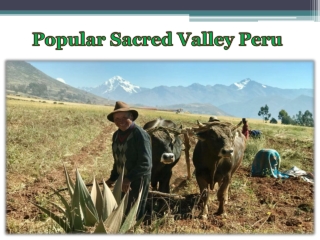 Popular Sacred Valley Peru