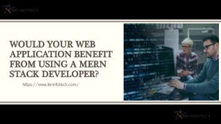Would your Web Application benefit from using a MERN Stack Developer