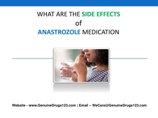 What are the most common side effects of Anastrozole