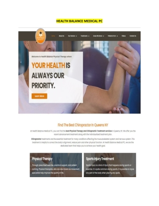 Physical Therapy and Chiropractor in Queens NY