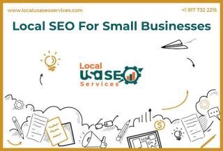 Local SEO For Small Businesses